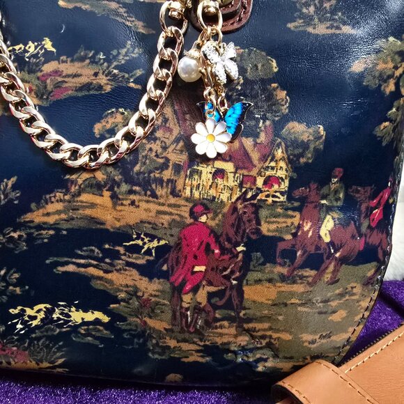 Patricia Nash Fairford Leather Satchel NWOT & Nash Wallet NWT - Picture 2 of 12